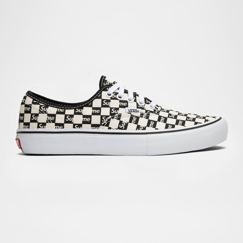 Supreme x Authentic Pro 'Checkered Black'