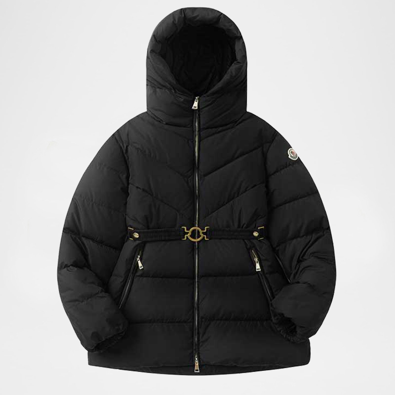 Brosse Belted Hooded Down Jackets