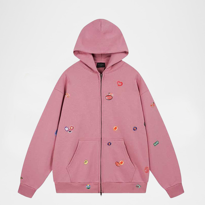 Zipper Hooded Sweatshirts