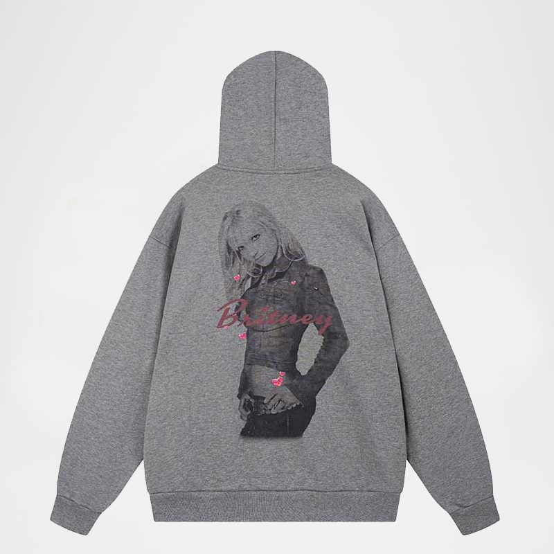Zipper Hooded Sweatshirts