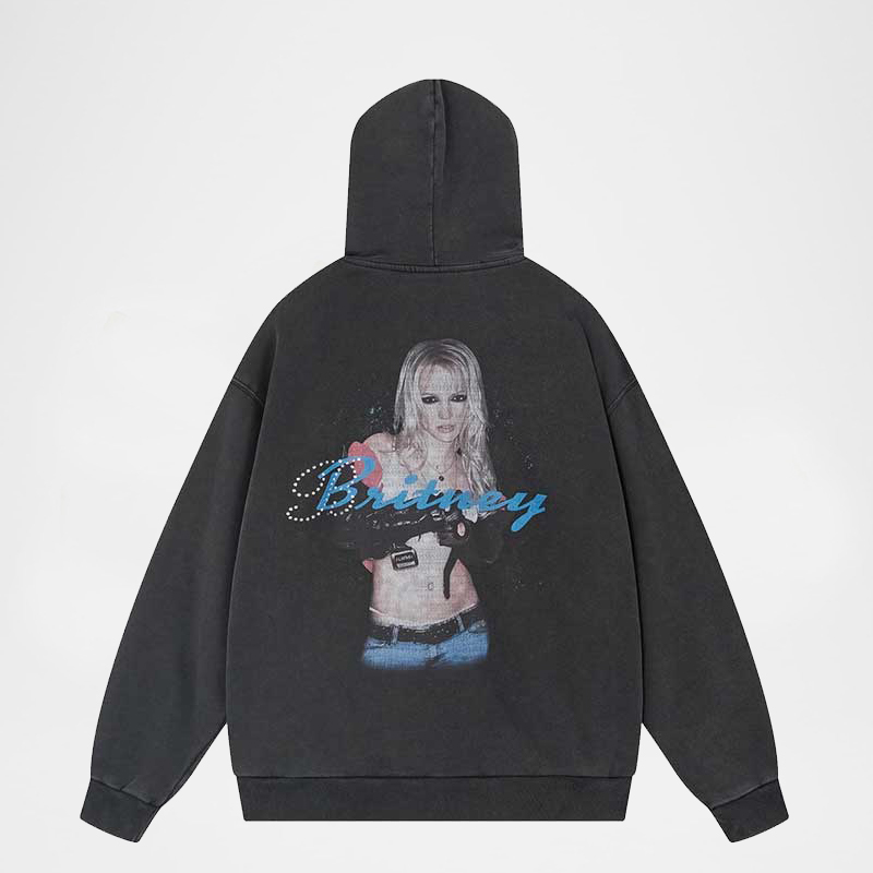 Zipper Hooded Sweatshirts