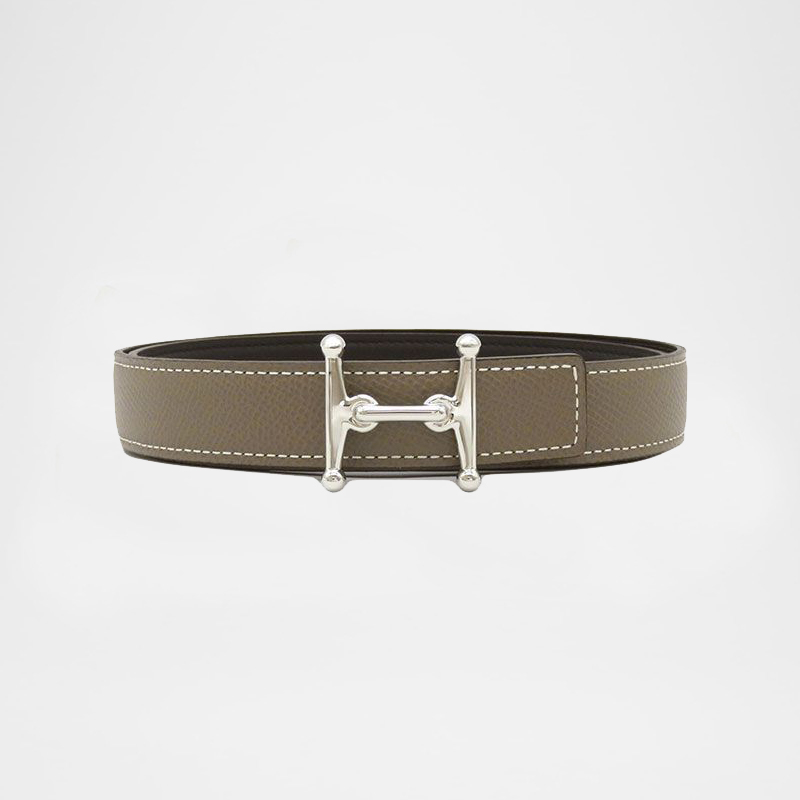 Mors H 24mm Grained Leather Belt