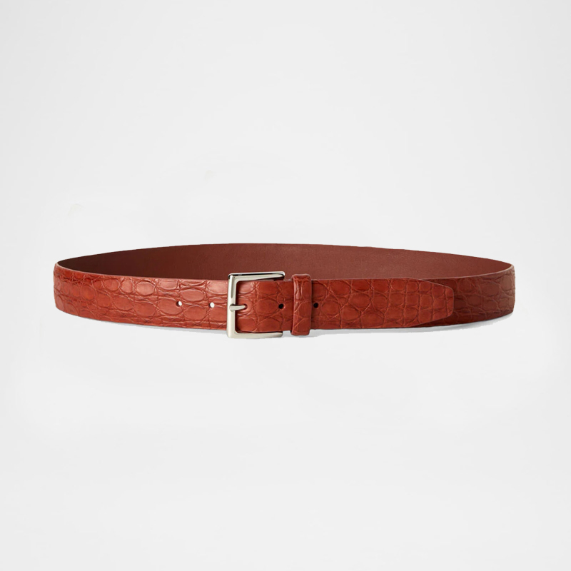 LP 35 Caiman Leather Belt
