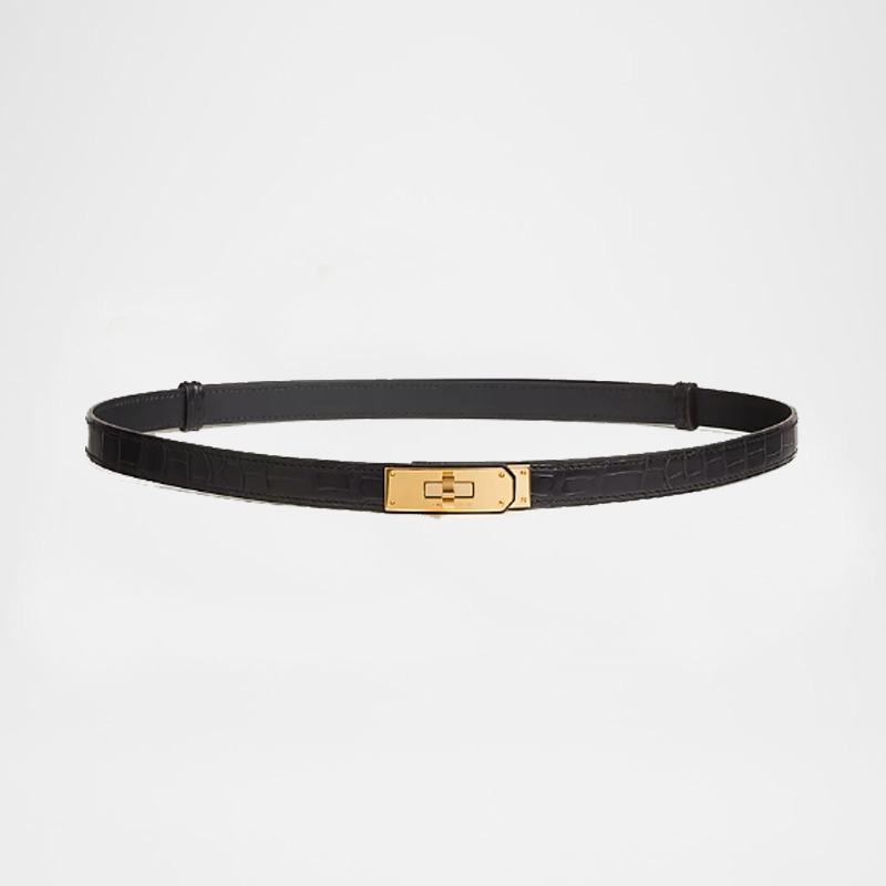 Kelly 18 Croc Leather Belt