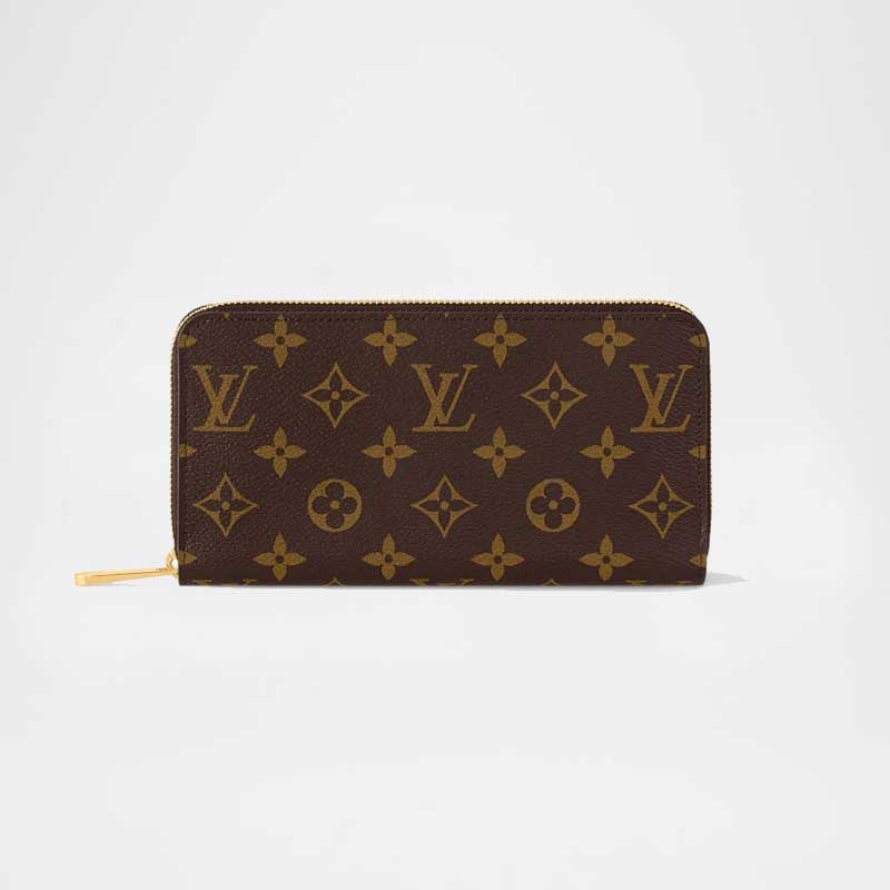 Monogram Eclipse Brown Zippy Wallets
