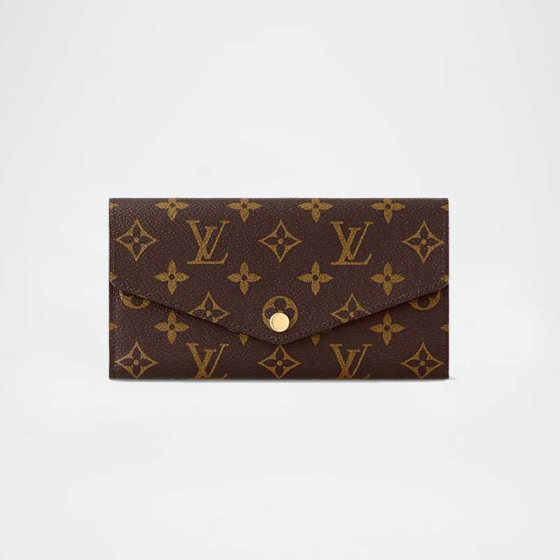Monogram Eclipse Brown Sarah Wallets